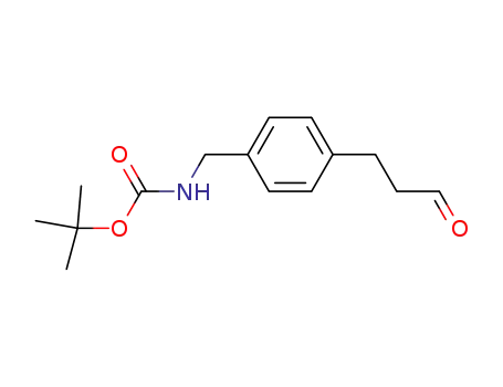 Carbamic acid, [[4-(3-oxopropyl)phenyl]methyl]-, 1,1-dimethylethyl ester