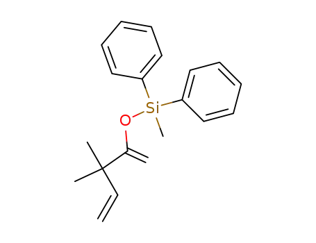 Molecular Structure of 236110-88-6 ((2,2-dimethyl-1-methylenebut-3-enyloxy)methyldiphenylsilane)