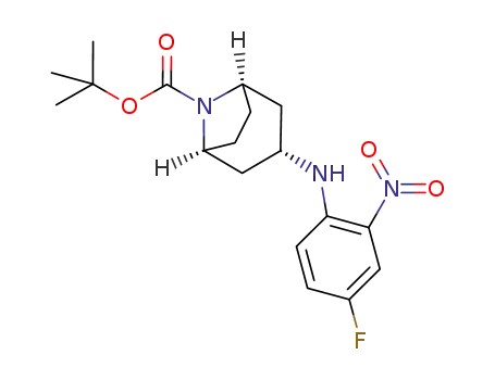 endo-tert-butyl (1R,5S)-3-[(4-fluoro-2-nifrophenyl)amino]-8-azabicyclo[3.2.1]octane-8-carboxylate