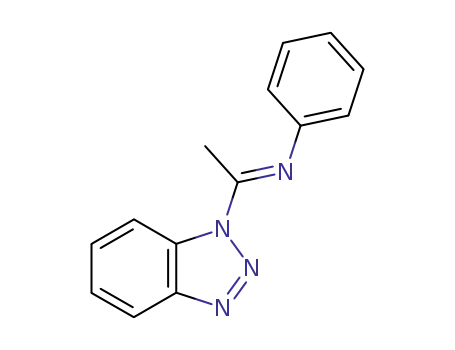 (E)-N-(1-(1H-benzo[d][1,2,3]triazol-1-yl)ethylidene)aniline