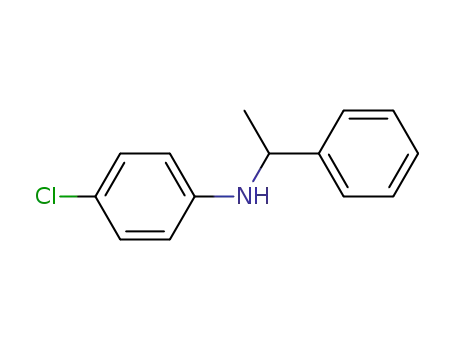 Molecular Structure of 895537-30-1 (Benzenemethanamine, N-(4-chlorophenyl)-a-methyl-, (aR)-)
