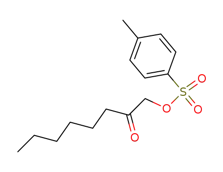 Molecular Structure of 80520-06-5 (1-<<(4-Methylphenyl)sulfonyl>oxy>-2-octanon)