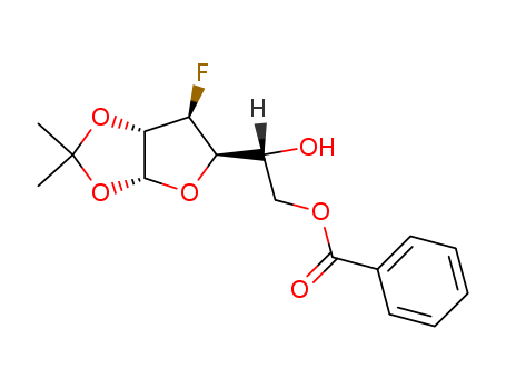 6-O-benzoyl-3-deoxy-3-fluoro-1,2-O-isopropylidene-alpha-D-glucofuranose