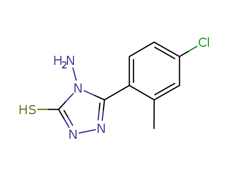 4-amino-5-(4-chloro-2-methylphenyl)-4H-1,2,4-triazole-3-thiol
