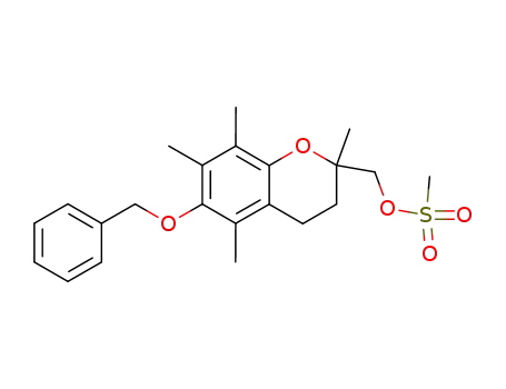 (2RS)-6-benzyloxy-2,5,7,8-tetramethylchroman-2-ylmethyl methanesulphonate