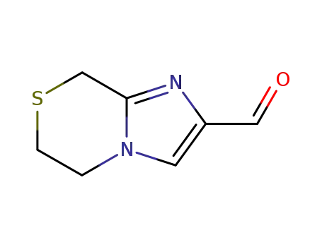 Molecular Structure of 623564-35-2 (8H-Imidazo[2,1-c][1,4]thiazine-2-carboxaldehyde,5,6-dihydro-(9CI))