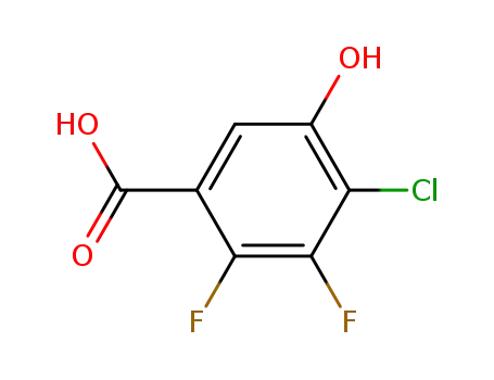 4-클로로-2,3-디플루오로-5-히드록시벤조이산