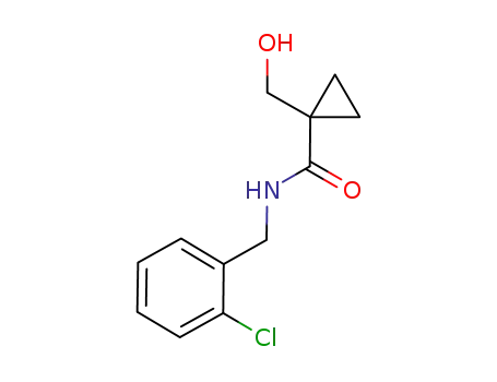 N-(2-chlorobenzyl)-1-(hydroxymethyl)cyclopropanecarboxamide