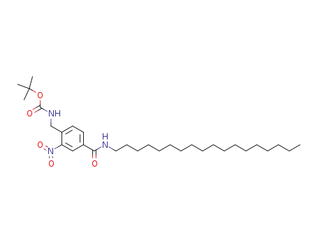 (2-nitro-4-octadecylcarbamoyl-benzyl)-carbamic acid <i>tert</i>-butyl ester