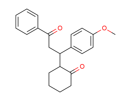 Cyclohexanone, 2-[1-(4-methoxyphenyl)-3-oxo-3-phenylpropyl]-