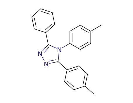 Molecular Structure of 16151-08-9 (3,4-bis(4-methylphenyl)-5-phenyl-4H-1,2,4-triazole)