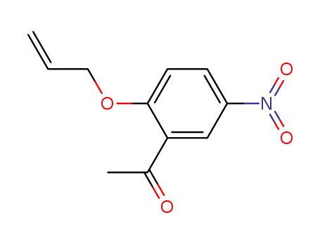 Molecular Structure of 850427-85-9 (Ethanone, 1-[5-nitro-2-(2-propenyloxy)phenyl]-)