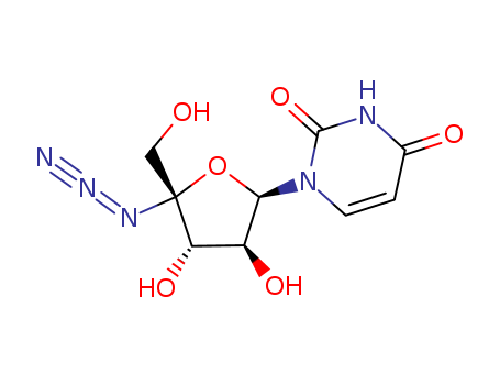 2,4(1H,3H)-PyriMidinedione, 1-(4-C-azido-β-D-arabinofuranosyl)- (9CI)