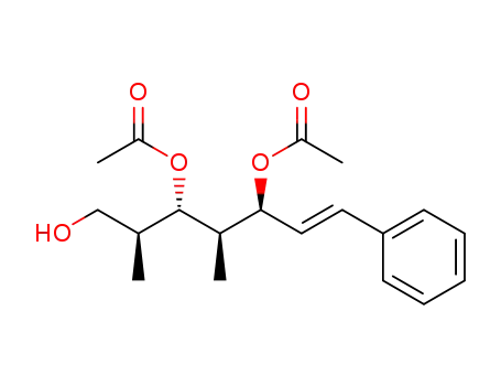 Acetic acid (E)-(1S,2R,3S)-3-acetoxy-1-((S)-2-hydroxy-1-methyl-ethyl)-2-methyl-5-phenyl-pent-4-enyl ester