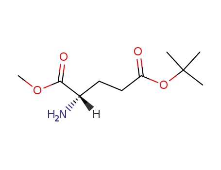 Molecular Structure of 53838-27-0 (L-Glutamic acid, 5-(1,1-dimethylethyl) 1-methyl ester)