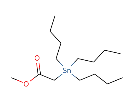 Molecular Structure of 18365-23-6 (Methyl tributylstannylacetate)