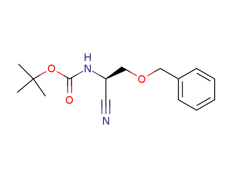 N-tert-butyloxycarbonyl-O-benzyl serine nitrile