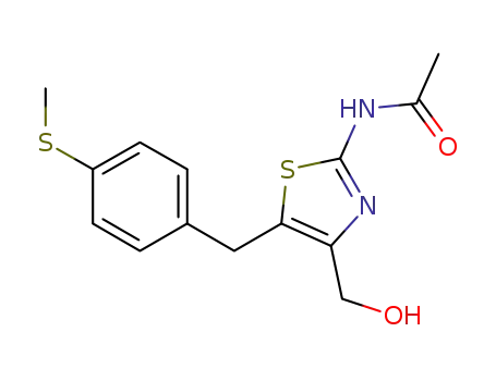Acetamide,
N-[4-(hydroxymethyl)-5-[[4-(methylthio)phenyl]methyl]-2-thiazolyl]-