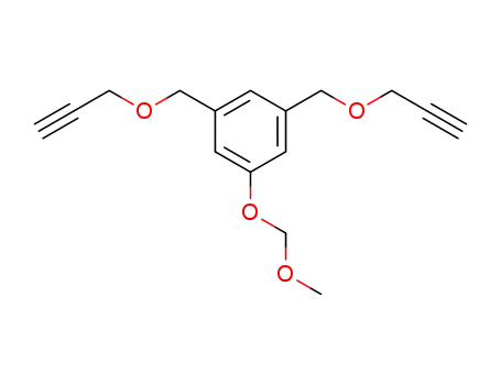 Molecular Structure of 221648-04-0 (1,3-bis(propargyloxymethyl)-5-(methoxymethoxy)benzene)