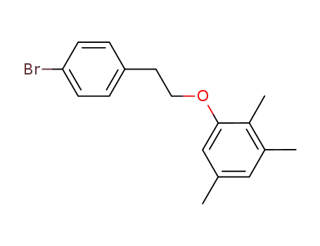 Molecular Structure of 625434-14-2 (Benzene, 1-[2-(4-bromophenyl)ethoxy]-2,3,5-trimethyl-)
