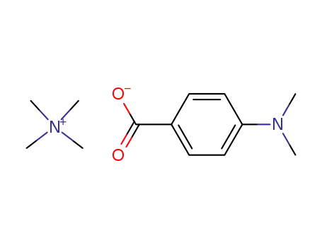 Molecular Structure of 70697-58-4 (tetramethylammonium 4-(dimethylamino)benzoate)