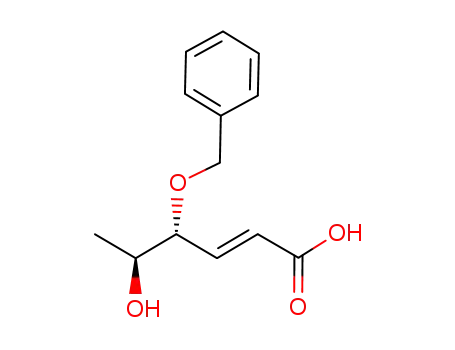 2-Hexenoic acid, 5-hydroxy-4-(phenylmethoxy)-, (2E,4R,5S)-