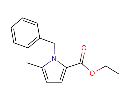 Molecular Structure of 183268-74-8 (ethyl 1-benzyl-5-methyl-1H-pyrrole-2-carboxylate)