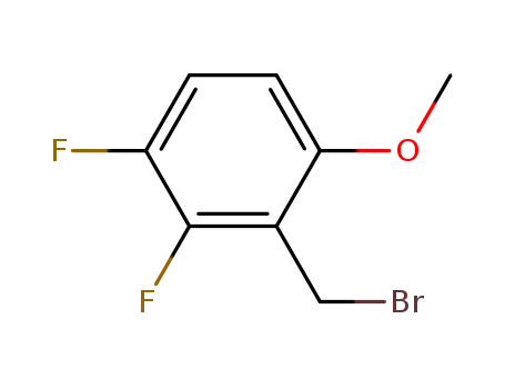 Molecular Structure of 886501-83-3 (2,3-DIFLUORO-6-METHOXYBENZYL BROMIDE)