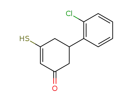 Molecular Structure of 239131-42-1 (5-(2-chlorophenyl)-3-mercapto-2-cyclohexen-1-one)