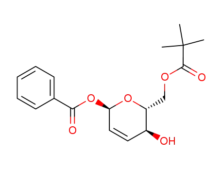 (2S,5S,6R)-6-(pivaloyloxymethyl)-5-hydroxy-5,6-dihydro-2H-pyran-2-yl benzoate