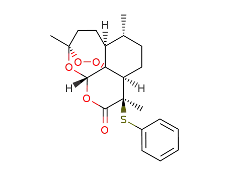 (+)-octahydro-3,6α-dimethyl-3,12-epoxy-9β-(phenylthio)-12H-pyrano[4,3j]-1,2-benzodioxepin-10(3H)-one