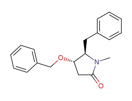 (-)-(4S,5R)-5-benzyl-4-benzyloxy-1-methyl-2-pyrrolidinone