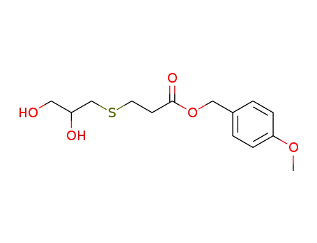 6,7-dihydroxy-4-thiaheptanoic acid p-methoxybenzyl ester