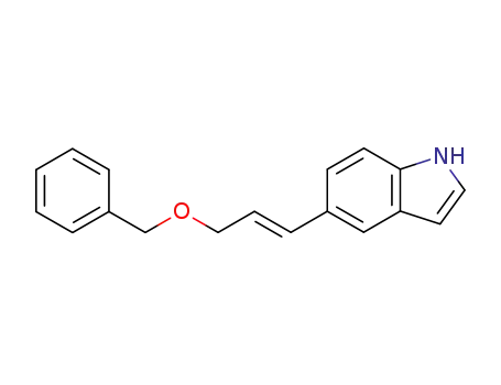 5-(3-benzyloxyprop-1-enyl)-1H-indole
