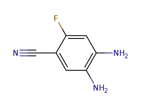 Benzonitrile, 4,5-diamino-2-fluoro- (9CI)