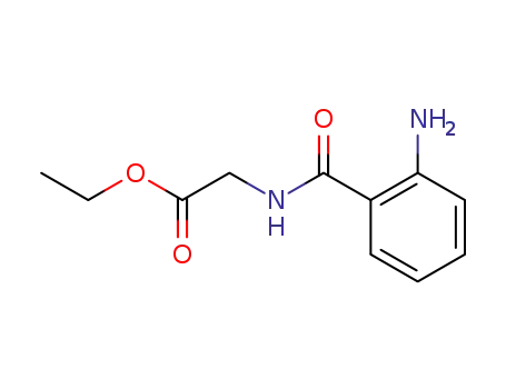 Molecular Structure of 5973-34-2 ((2-aminobenzoylamino)acetic acid ethyl ester)