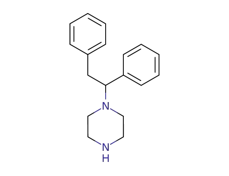Molecular Structure of 88144-93-8 (Piperazine, 1-(1,2-diphenylethyl)-)