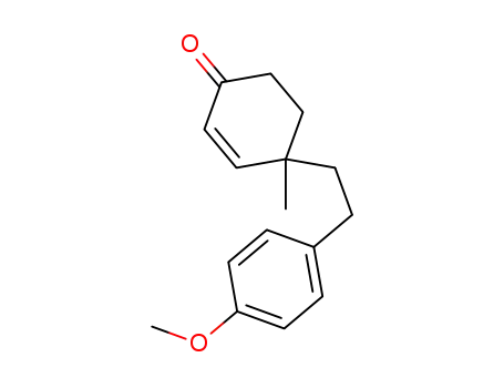 4-[2-(4-methoxy-phenyl)-ethyl]-4-methyl-cyclohex-2-enone