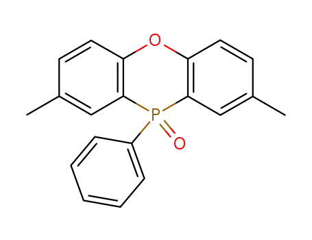 Molecular Structure of 21990-63-6 (2,8-dimethyl-10-phenylphenoxaphosphinine 10-oxide)