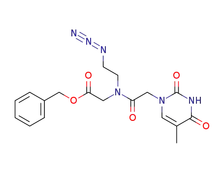 benzyl N-(2-azidoethyl)-N-(thymine-1-acetyl)glycinate