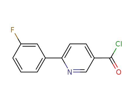 6-(3-fluorophenyl)-3-pyridinecarbonyl chloride