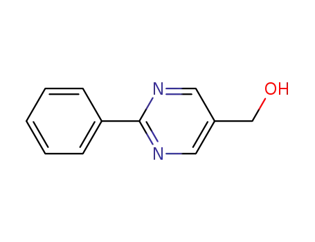Molecular Structure of 886531-62-0 (5-(Hydroxymethyl)-2-phenylpyrimidine)