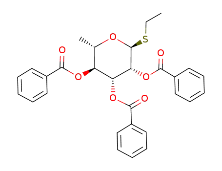 ethyl 2,3,4-tri-O-benzoyl-1-thio-α-L-rhamnopyranoside