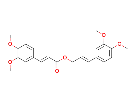 3-(3,4-Dimethoxyphenyl)propenoic acid 3-(3,4-dimethoxyphenyl)-2-propenyl ester