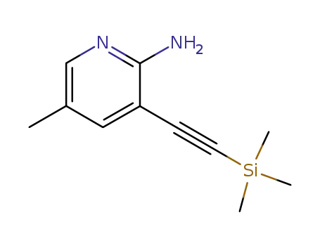 5-Methyl-3-((trimethylsilyl)ethynyl)pyridin-2-amine