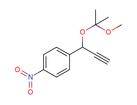 1-{1-[(2-methoxypropan-2-yl)oxy]prop-2-yn-1-yl}-4-nitrobenzene
