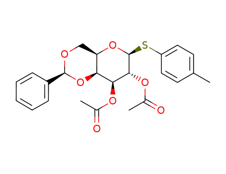 p-methylphenyl 2,3-di-O-acetyl-4,6-O-benzylidene-1-thio-β-D-galactopyranoside