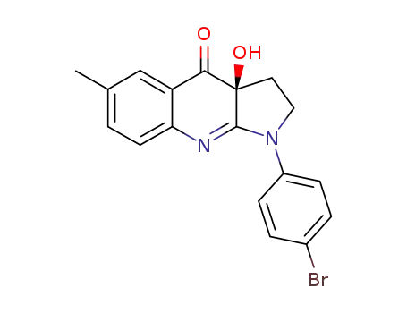 1-(4-bromophenyl)-3a-hydroxy-6-methyl-1,2,3,3a-tetrahydropyrrolo[2,3-b]quinolin-4-one