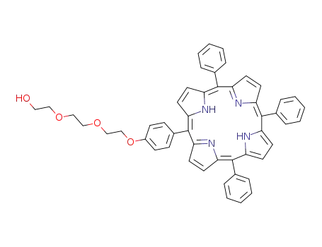 5-<4-(9-hydroxy-1,4,7-trioxanonyl)phenyl>-10,15,20-triphenylporphyrin