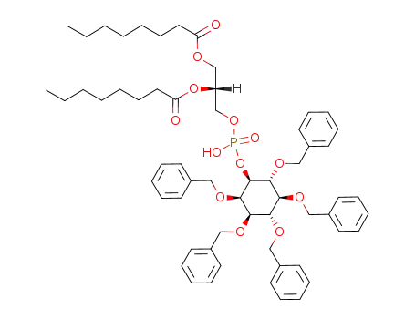 1D-1-(1,2-dioctanoyl-sn-glycero-3-phospho)-2,3,4,5,6-penta-O-benzyl-myo-inositol